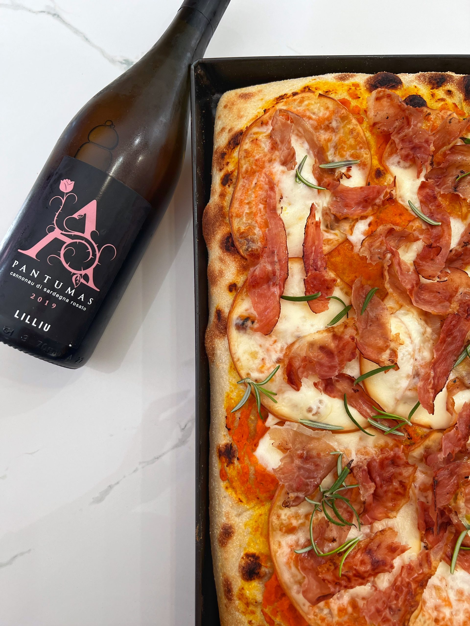 Pizza Con Crema Di Zucca Provola E Speck Il Quadernino Rosso